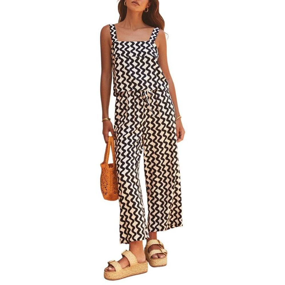 Amina Glam Womens  2Pc Top & Pant Set